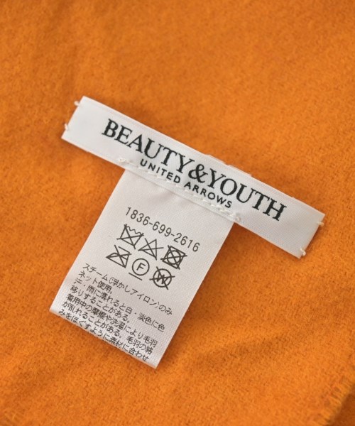 BEAUTY&YOUTH UNITED ARROWS（ビューティーアンドユースユナイテッドアローズ）ストール オレンジ サイズ:- レディース/2200683998719