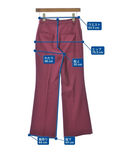BEAUTY&YOUTH UNITED ARROWS（ビューティーアンドユースユナイテッドアローズ）スラックス ピンク サイズ:S レディース/2200686937098