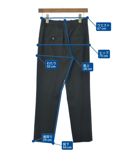 BEAUTY&YOUTH UNITED ARROWS（ビューティーアンドユースユナイテッドアローズ）スラックス 黒 サイズ:S レディース/2200686937128