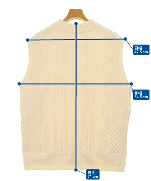 BEAUTY&YOUTH UNITED ARROWS（ビューティーアンドユースユナイテッドアローズ）ベスト 白 サイズ:F レディース/2200691793030
