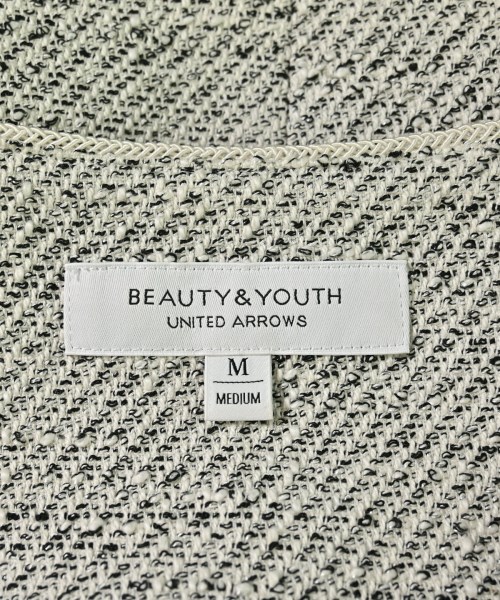 BEAUTY&YOUTH UNITED ARROWS（ビューティーアンドユースユナイテッドアローズ）ノーカラージャケット 白 サイズ:M レディース/2200692565087
