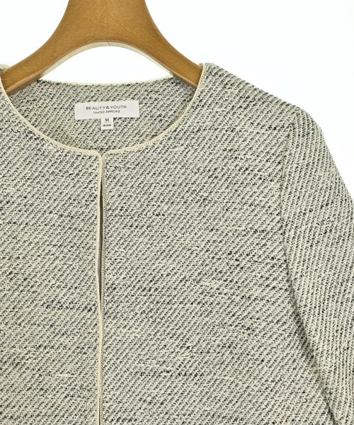 BEAUTY&YOUTH UNITED ARROWS（ビューティーアンドユースユナイテッドアローズ）ノーカラージャケット 白 サイズ:M レディース/2200692565087