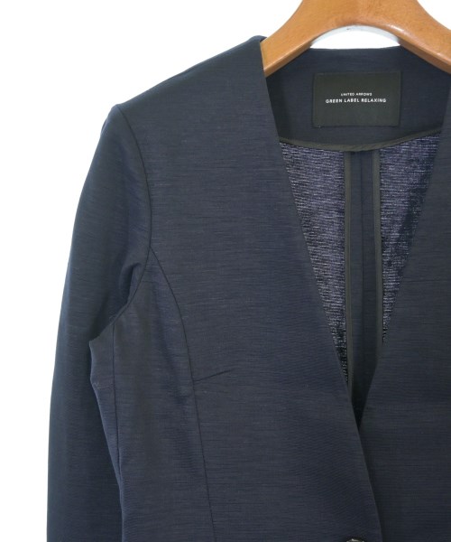 green label relaxing（グリーンレーベルリラクシング）ノーカラージャケット 紺 サイズ:40(M位) レディース/2200627850042