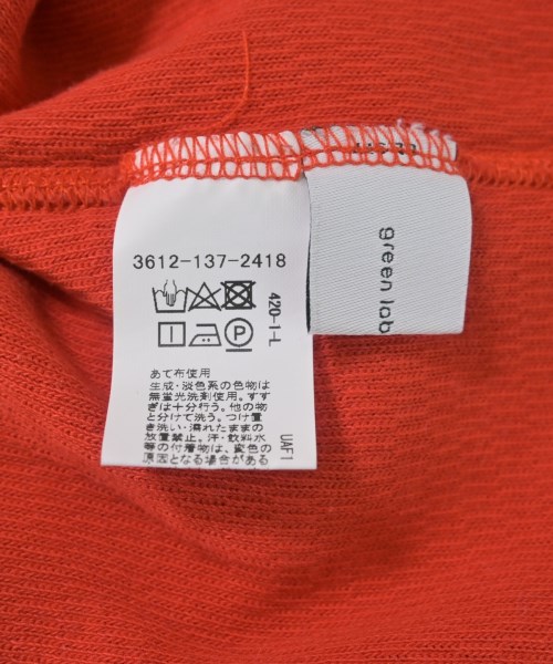 green label relaxing（グリーンレーベルリラクシング）Tシャツ・カットソー 赤 サイズ:F レディース/2200631240082