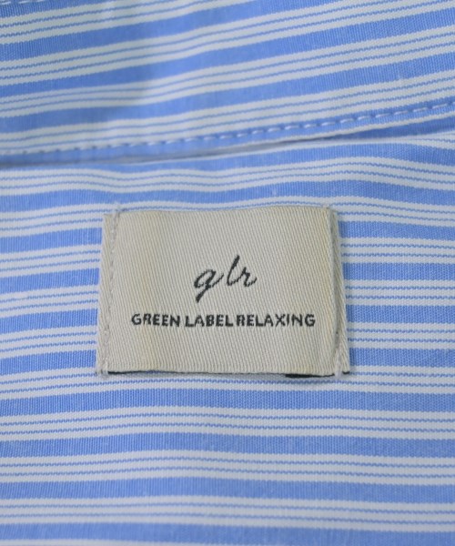 green label relaxing（グリーンレーベルリラクシング）シャツワンピース 青 サイズ:F レディース/2200621069051