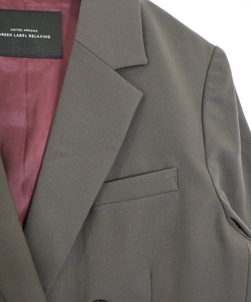 green label relaxing（グリーンレーベルリラクシング）テーラードジャケット 茶 サイズ:36(S位) レディース/2200622615127