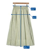 green label relaxing（グリーンレーベルリラクシング）ロング・マキシ丈スカート 緑 サイズ:-(S位) レディース/2200629758087