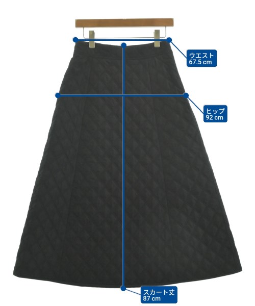 green label relaxing（グリーンレーベルリラクシング）ロング・マキシ丈スカート 黒 サイズ:38(M位) レディース/2200630747025