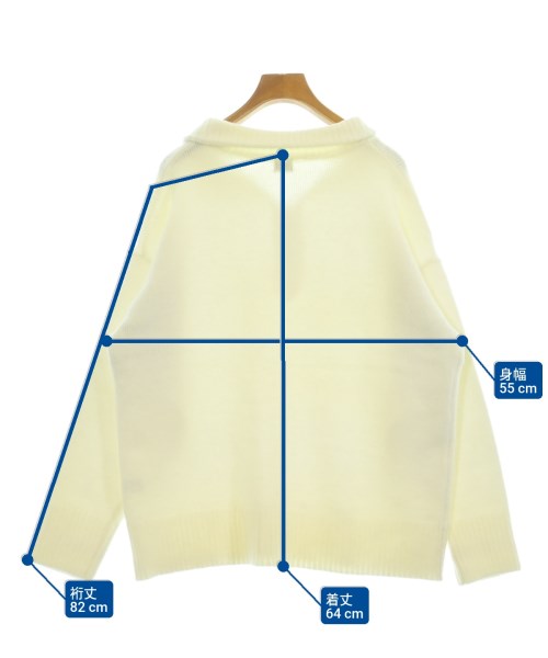 green label relaxing（グリーンレーベルリラクシング）ニット・セーター 白 サイズ:F レディース/2200633297046