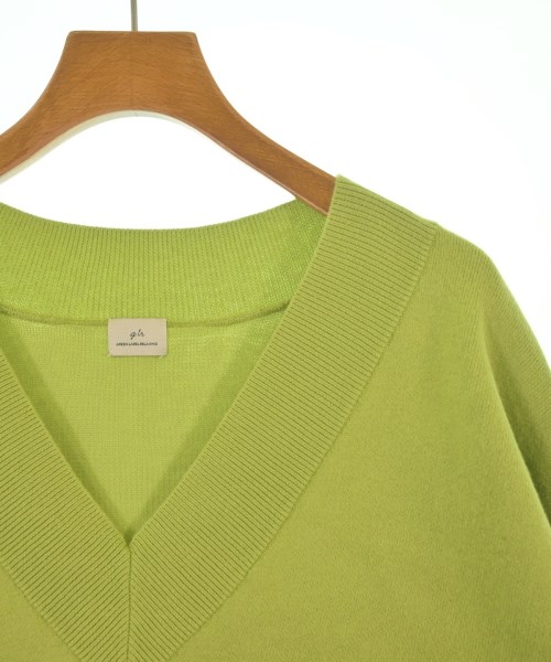 green label relaxing（グリーンレーベルリラクシング）ニット・セーター 緑 サイズ:F レディース/2200635430014