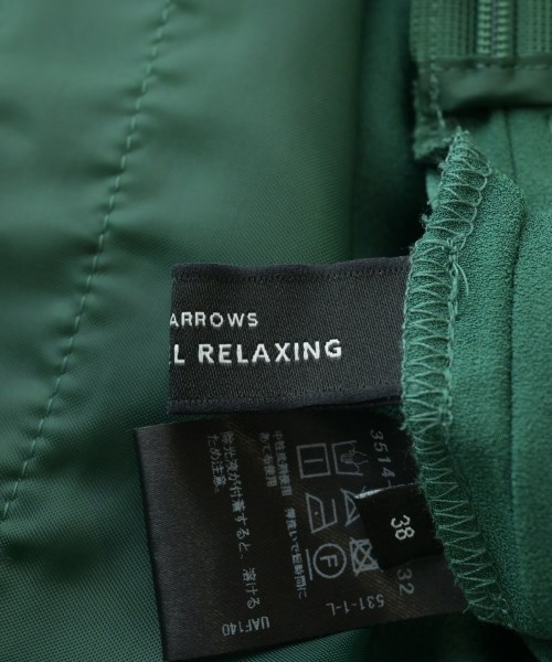 green label relaxing（グリーンレーベルリラクシング）スラックス 緑 サイズ:38(M位) レディース/2200615960043