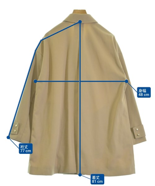 green label relaxing（グリーンレーベルリラクシング）ステンカラーコート ベージュ サイズ:38(M位) レディース/2200621344028