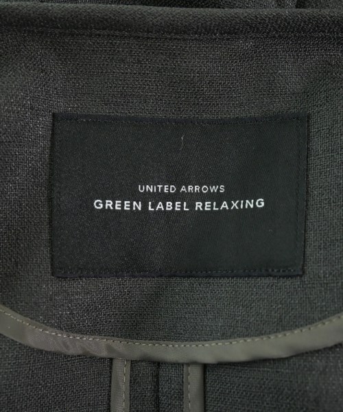 green label relaxing（グリーンレーベルリラクシング）ノーカラージャケット グレー サイズ:40(M位) レディース/2200619113070