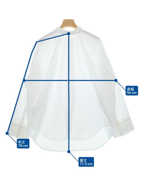 green label relaxing（グリーンレーベルリラクシング）カジュアルシャツ 白 サイズ:F レディース/2200622171074