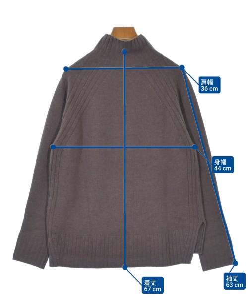 green label relaxing（グリーンレーベルリラクシング）ニット・セーター 茶 サイズ:F レディース/2200631239031