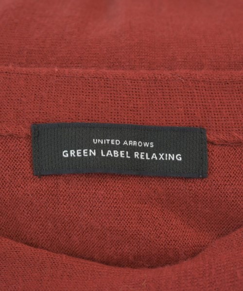 green label relaxing（グリーンレーベルリラクシング）ワンピース 赤 サイズ:F レディース/2200636879034