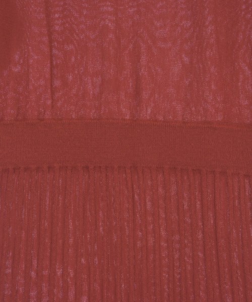 green label relaxing（グリーンレーベルリラクシング）ワンピース 赤 サイズ:F レディース/2200636879034