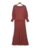 green label relaxing（グリーンレーベルリラクシング）ワンピース 赤 サイズ:F レディース/2200636879034