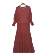 green label relaxing（グリーンレーベルリラクシング）ワンピース 赤 サイズ:F レディース/2200636879034