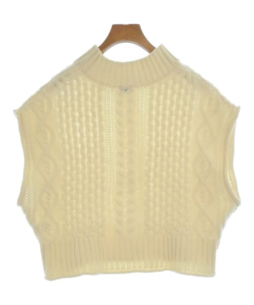 green label relaxing（グリーンレーベルリラクシング）ベスト 白 サイズ:F レディース/2200634649042