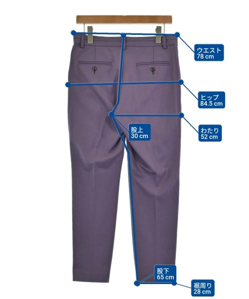 green label relaxing（グリーンレーベルリラクシング）スラックス 紫 サイズ:40(M位) レディース/2200622830049