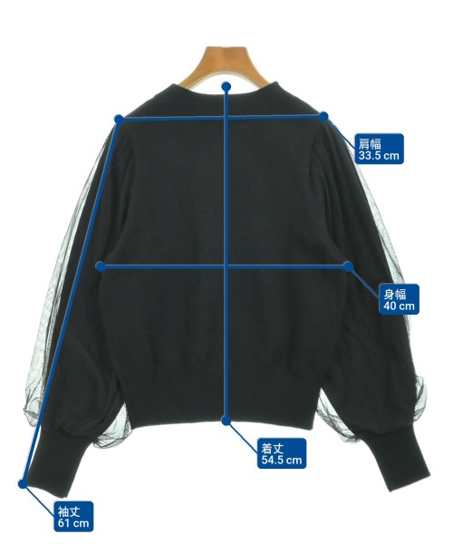 green label relaxing（グリーンレーベルリラクシング）ニット・セーター 黒 サイズ:-(M位) レディース/2200623655023