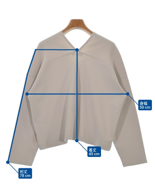 green label relaxing（グリーンレーベルリラクシング）カジュアルシャツ グレー サイズ:-(M位) レディース/2200633768072