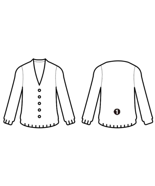 green label relaxing（グリーンレーベルリラクシング）カーディガン 紺 サイズ:-(L位) レディース/2200635552051