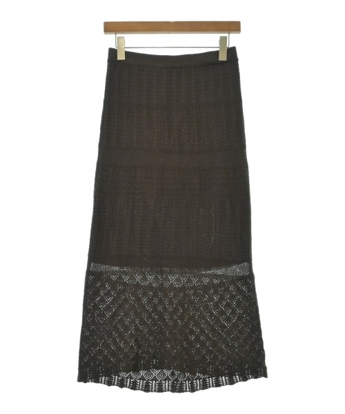 green label relaxing（グリーンレーベルリラクシング）ロング・マキシ丈スカート 茶 サイズ:-(M位) レディース/2200637555296