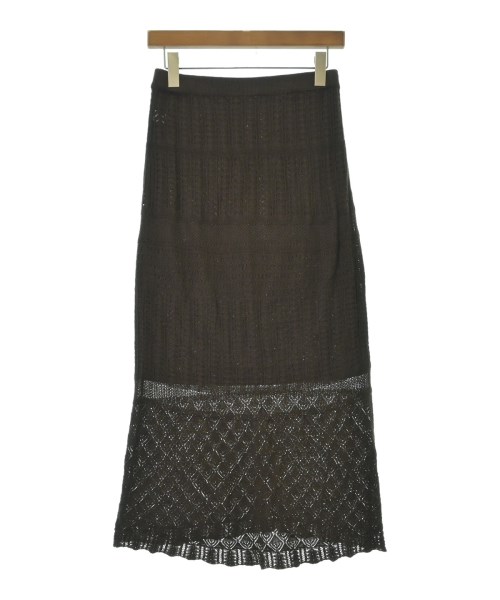 green label relaxing（グリーンレーベルリラクシング）ロング・マキシ丈スカート 茶 サイズ:-(M位) レディース/2200637555296