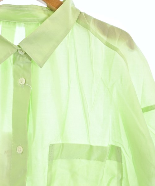 green label relaxing（グリーンレーベルリラクシング）カジュアルシャツ 緑 サイズ:F レディース/2200623278109