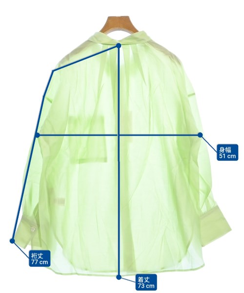 green label relaxing（グリーンレーベルリラクシング）カジュアルシャツ 緑 サイズ:F レディース/2200623278109