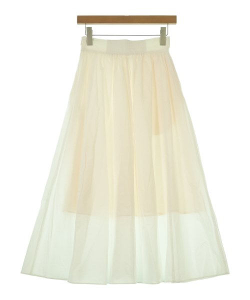 green label relaxing（グリーンレーベルリラクシング）ロング・マキシ丈スカート 白 サイズ:38(M位) レディース/2200623330081