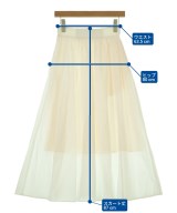 green label relaxing（グリーンレーベルリラクシング）ロング・マキシ丈スカート 白 サイズ:38(M位) レディース/2200623330081