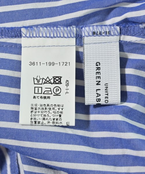 green label relaxing（グリーンレーベルリラクシング）ブラウス 青 サイズ:F レディース/2200633985073