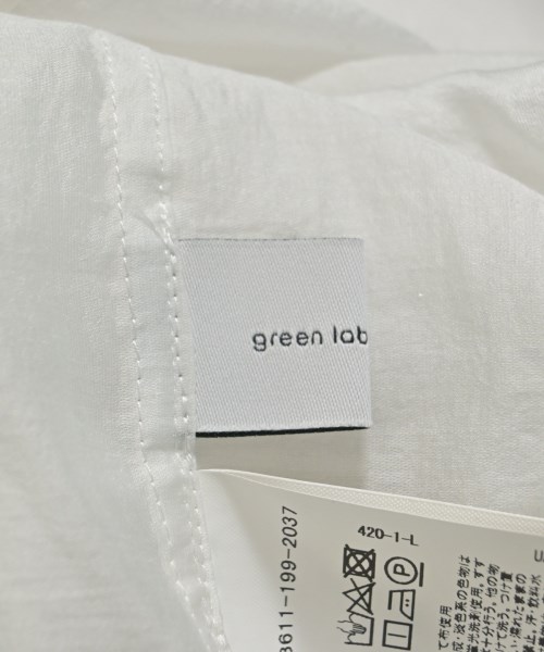 green label relaxing（グリーンレーベルリラクシング）カジュアルシャツ 白 サイズ:F レディース/2200615276335