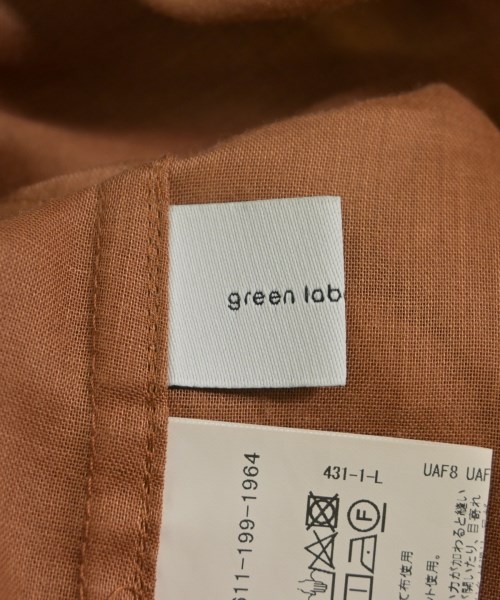 green label relaxing（グリーンレーベルリラクシング）カジュアルシャツ 茶 サイズ:F レディース/2200615276397