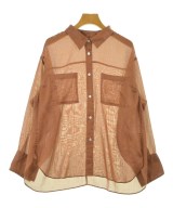 green label relaxing（グリーンレーベルリラクシング）カジュアルシャツ 茶 サイズ:F レディース/2200615276397