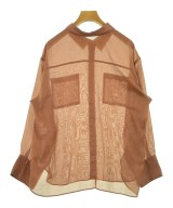 green label relaxing（グリーンレーベルリラクシング）カジュアルシャツ 茶 サイズ:F レディース/2200615276397