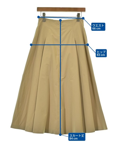 green label relaxing（グリーンレーベルリラクシング）ロング・マキシ丈スカート ベージュ サイズ:38(M位) レディース/2200621901207