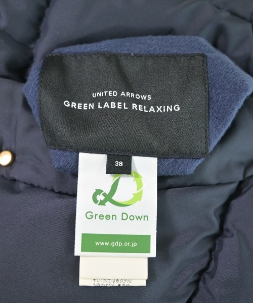 green label relaxing（グリーンレーベルリラクシング）ダウンジャケット/ダウンベスト 紺 サイズ:38(M位) レディース/2200631840015