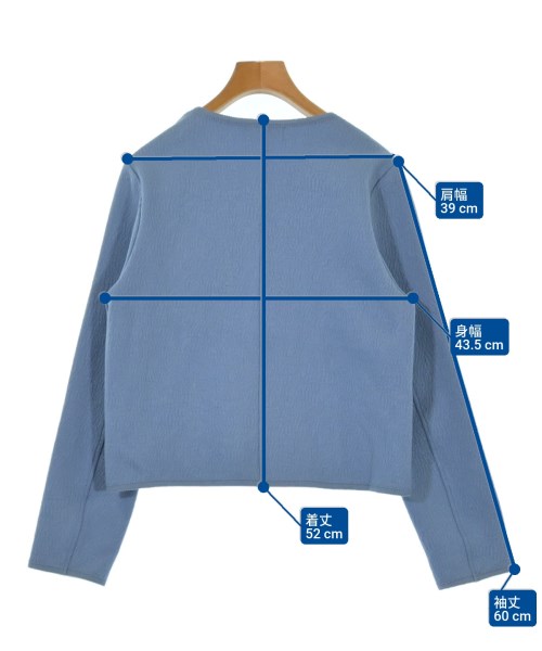 green label relaxing（グリーンレーベルリラクシング）カーディガン 青 サイズ:F レディース/2200637723046