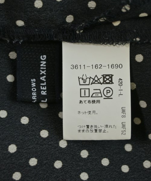 green label relaxing（グリーンレーベルリラクシング）ブラウス 黒 サイズ:F レディース/2200638798050