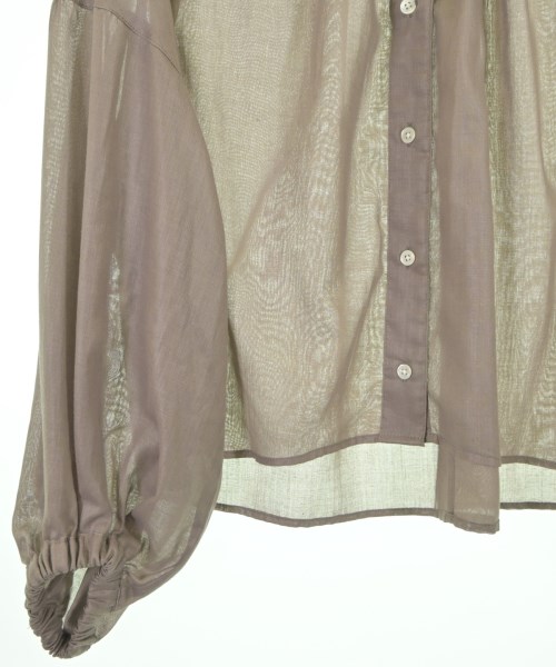 green label relaxing（グリーンレーベルリラクシング）ブラウス 茶 サイズ:F レディース/2200635922069