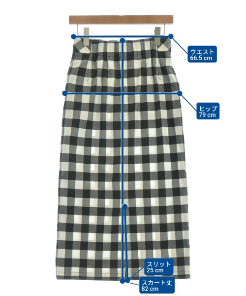 green label relaxing（グリーンレーベルリラクシング）ロング・マキシ丈スカート 黒 サイズ:38(M位) レディース/2200626477103