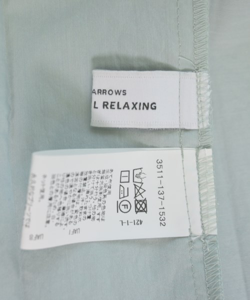 green label relaxing（グリーンレーベルリラクシング）ブラウス 青 サイズ:F レディース/2200626477202