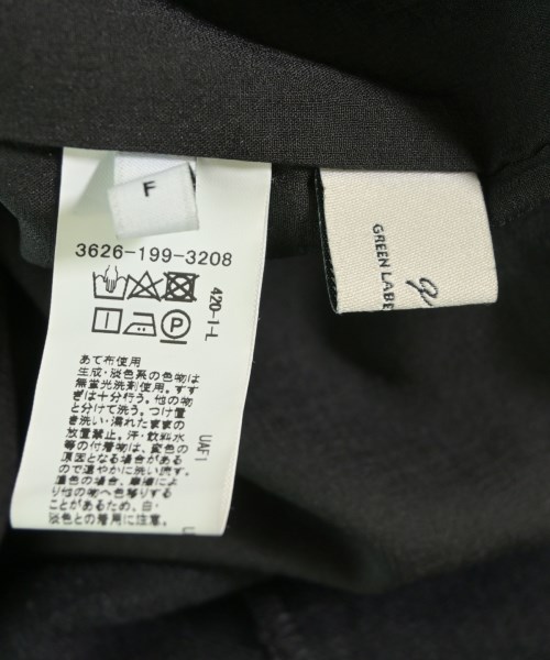 green label relaxing（グリーンレーベルリラクシング）ワンピース 黒 サイズ:F レディース/2200638181074