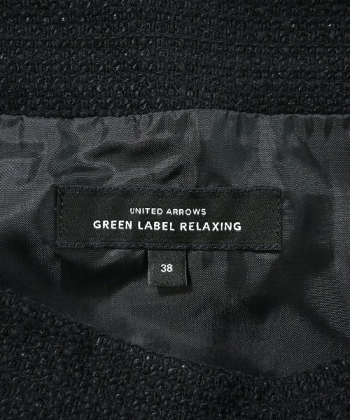 green label relaxing（グリーンレーベルリラクシング）ひざ丈スカート 黒 サイズ:38(M位) レディース/2200632660100