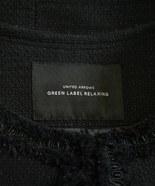 green label relaxing（グリーンレーベルリラクシング）ノーカラージャケット 黒 サイズ:38(M位) レディース/2200632660148