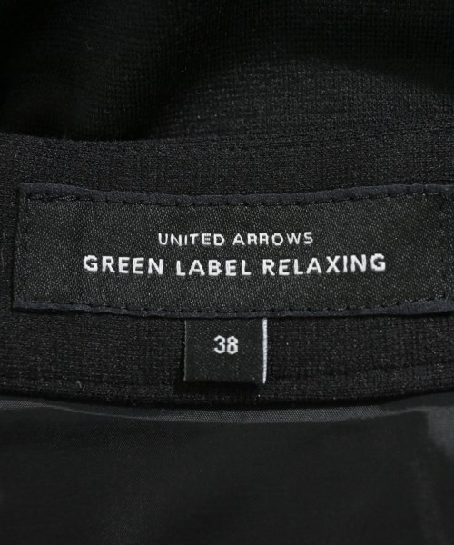green label relaxing（グリーンレーベルリラクシング）ひざ丈スカート 黒 サイズ:38(M位) レディース/2200634597213